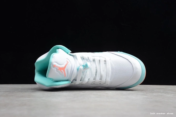 Cheap LUCY GS Air Jordan 440892-100 Light 5 Aqua 0811